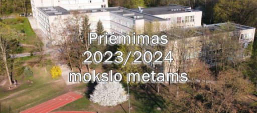 Mokinių priėmimas 2023/2024 mokslo metams