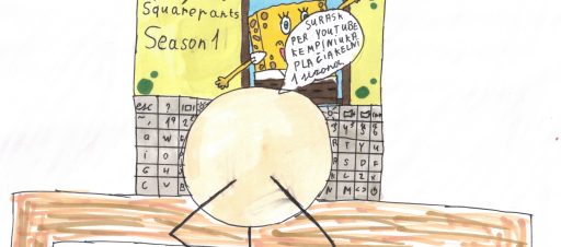 Ateities kompiuteriai penktokų piešiniuose